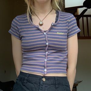 Dickies striped crop